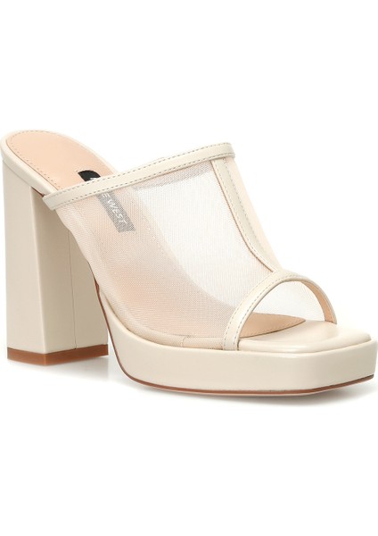 Nine West Belrose 4fx Krem Kadın Terlik