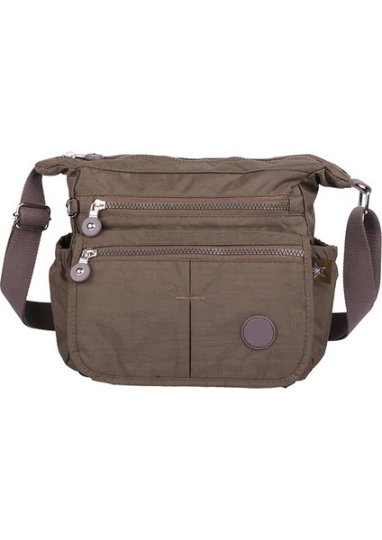 Klinkır Kumaş Bayan Çapraz Omuz Çantası Vizon fiyatları