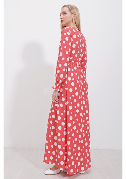 1525 Örme Tesettür Elbise - Y.pembe indirimleri