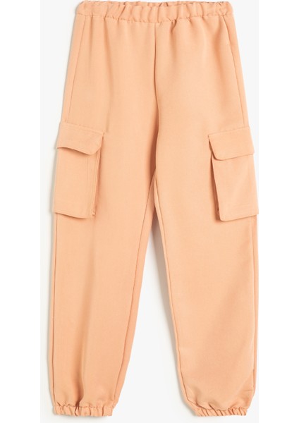 Jogger Kargo Pantolon Beli Lastikli Cepli