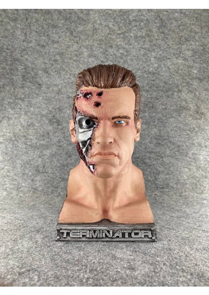 Pwul Works Terminator 25 cm Boyut Büst / Figür