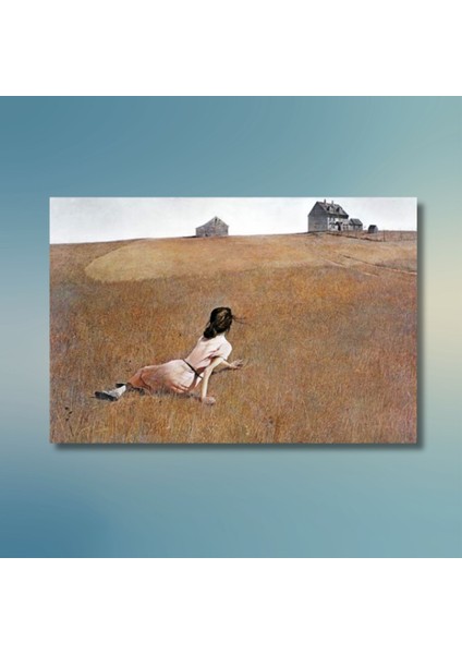 Tekli Yatay Kanvas Duvar Tablosu Andrew Wyeth Christina'nın Dünyası modelleri