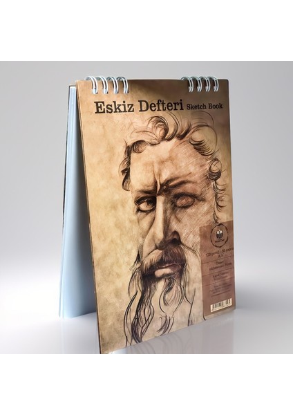 A4-A5-A6 3'lü Set Eskiz Defteri Sketch Book