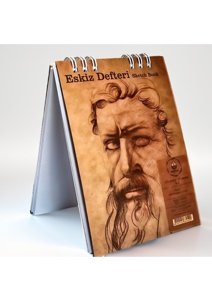 A4-A5-A6 3'lü Set Eskiz Defteri Sketch Book