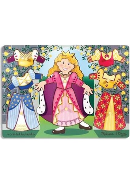Melissa&Doug Melissa & Doug Ahşap Değiş Tokuş Yapboz- Prenses