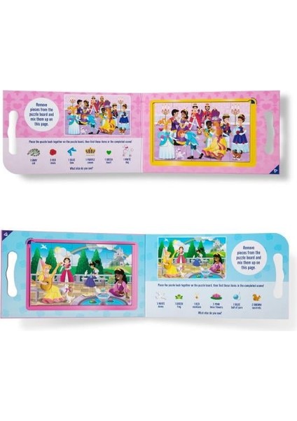 Melissa & Doug Mıknatıslı Yapboz Seti - 2X15 - Prenses