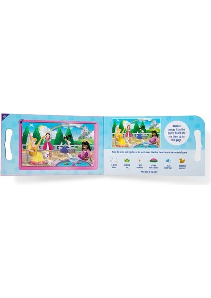 Melissa & Doug Mıknatıslı Yapboz Seti - 2X15 - Prenses