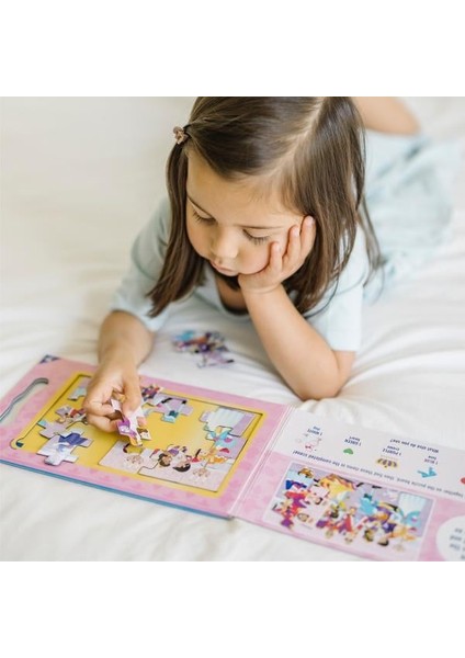 Melissa & Doug Mıknatıslı Yapboz Seti - 2X15 - Prenses