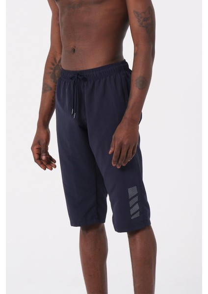 Miami Beach Lacivert Diz Altı Uzun Model Su Itici Özellikli Erkek Plaj Deniz Kapri Şort - DG341-LACIVERT modelleri