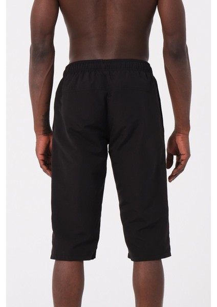 Miami Beach Siyah Diz Altı Uzun Boy Basic Model Su Itici Özellikli Erkek Plaj Deniz Kapri Şort - DG341-SIYAH indirimleri