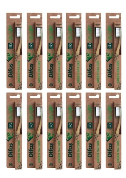 Diş Fırçası Green Nature Yumuşak 12ADET