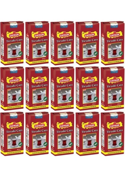 Tiryaki Siyah Dökme Çay 500GR 15 Adet