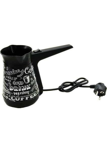 Yazılı Desen Elektrikli Cezve Kahve Makinesi (K0)