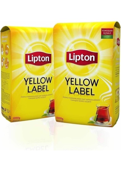 Yellow Label Dökme Çay 1000 gr x 2 Adet
