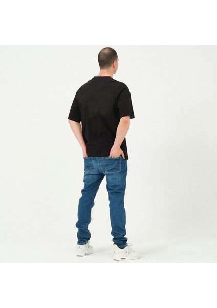 Owut Collection Erkek Baskı Detaylı Oversize T-Shirt