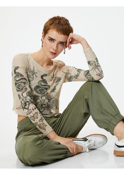 Kargo Jogger Pantolon Cepli Lyocell™ Kumaş