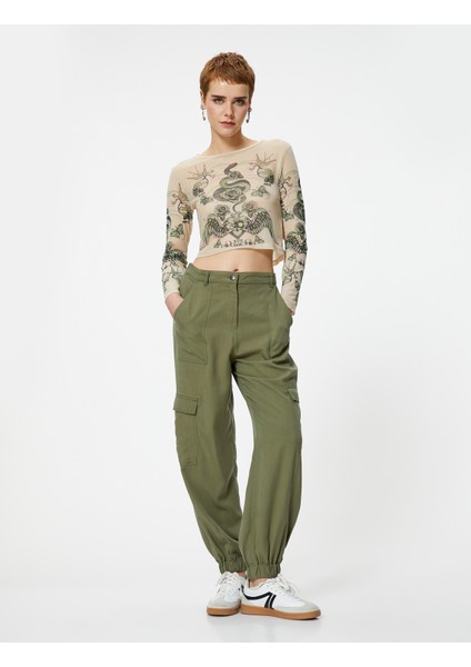 Kargo Jogger Pantolon Cepli Lyocell™ Kumaş modelleri