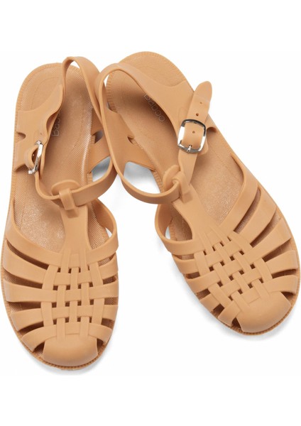 Yumuşak Jelly Kadın Sandalet Tarçın