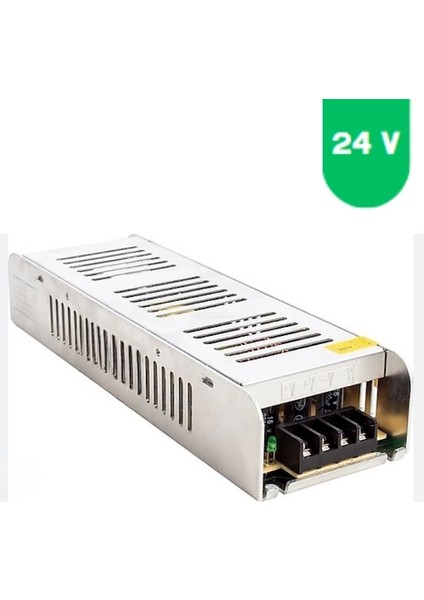 24 Volt 8.5 Amper Metal Slim Kasa Trafo