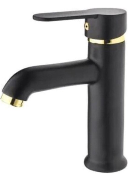 Kristal Lavabo Bataryası (Siyah-Altın)