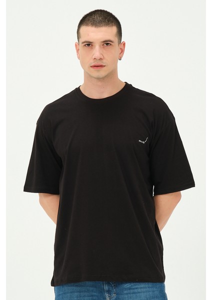 Owut Collection Erkek Sırt Baskı Detaylı Oversize T-Shirt