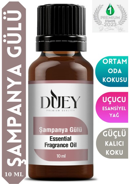 Şampanya Gülü Uçucu Yağ Buhurdanlık Yağı Difüzör Esansı Oda Kokusu Esansı Hava Nemlendirici Esans