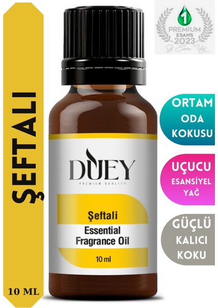 Şeftali Uçucu Yağ Buhurdanlık Yağı Difüzör Esansı Oda Kokusu Esansı Hava Nemlendirici Esans