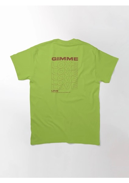 Gimme Love Baskılı Bisiklet Yaka T-Shirt fiyatları