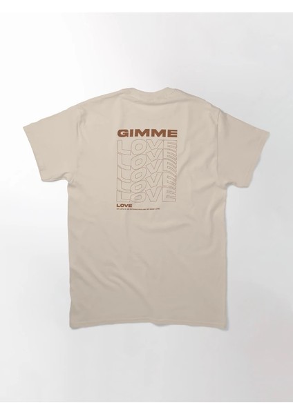 Gimme Love Baskılı Bisiklet Yaka T-Shirt fiyatları