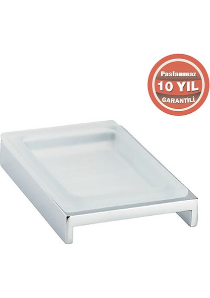 KU10-029 Paslanmaz Pirinç Kumru Set Üstü Katı Sabunluk