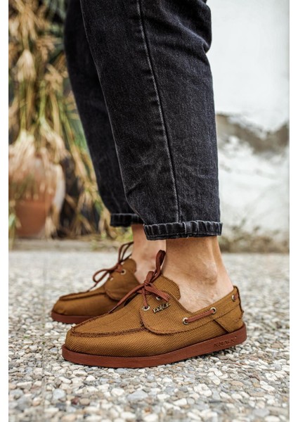 Mevsimlik Keten Ayakkabı 008 Taba modelleri