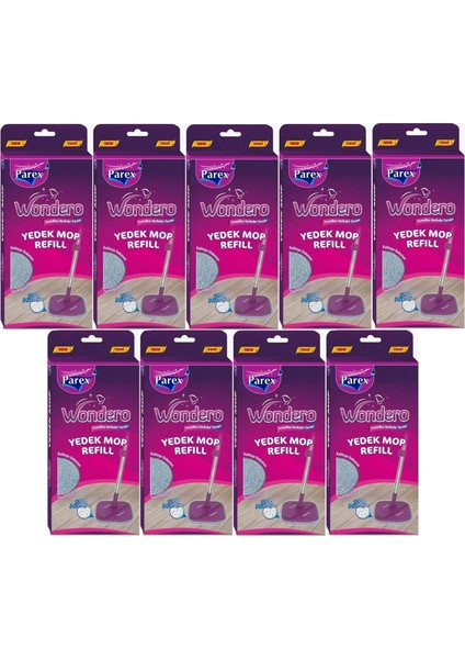 Wondero Yedek Paspas Mop Refill (9 Lu Set)