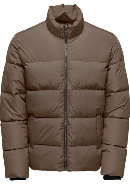 Onsmelvın Lıfe Puffer Jacket Otw Vd Erkek Kahverengi Mont 22019345-15 modelleri