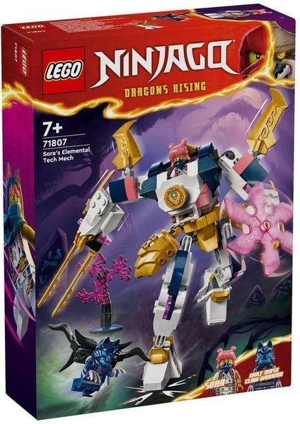 Akdenizpos UG01 71807 ® Ninjago® Sora'nın Teknoloji Elementi Robotu 209 Parça +7 Yaş (Yeni)