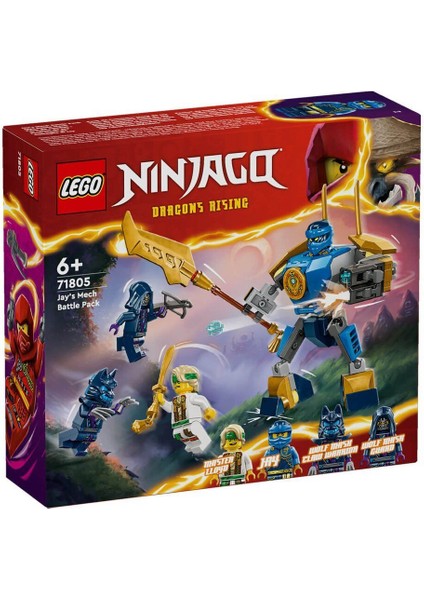 Akdenizpos UG01 71805 ® Ninjago® Jay'in Robotu Savaş Paketi 78 Parça +6 Yaş (Yeni)