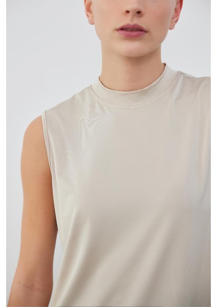 Ipek Örme Teva Kolsuz Iç Bluz Bej fırsatları