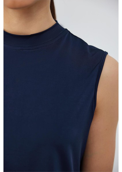 Ipek Örme Teva Kolsuz Iç Bluz Lacivert modelleri