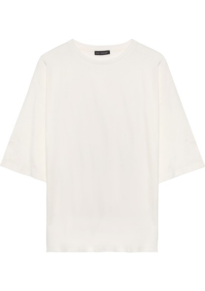 Basic Oversize Tişört Ekru fiyatları
