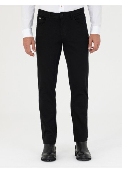 Erkek Siyah Regular Fit Jean Pantolon 50277663-DN0027 fiyatları