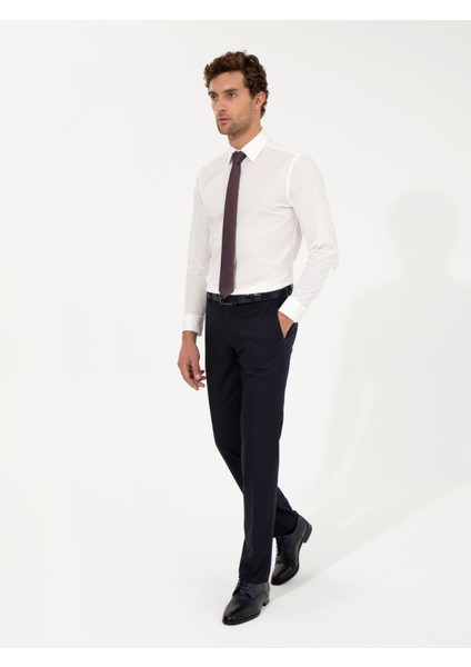 Erkek Lacivert Slim Fit Kumaş Pantolon 50258513-VR033 modelleri