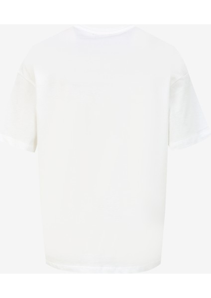 Kırık Beyaz Kadın Bisiklet Yaka Basic T-Shirt F4SL-TST0218 fiyatları