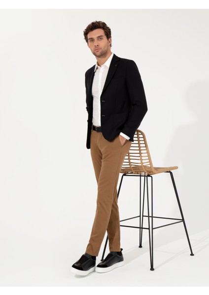 Erkek Siyah Slim Fit Ceket 50260594-VR046