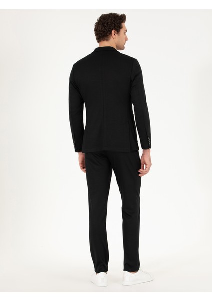 Erkek Siyah Slim Fit Kumaş Pantolon 50265279-VR046 fırsatları