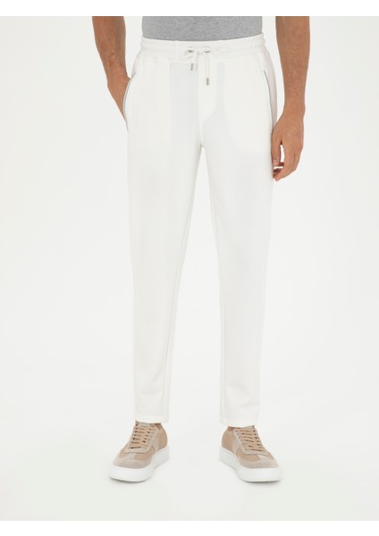 Erkek Beyaz Slim Fit Eşofman Altı 50284607-VR013 fiyatları