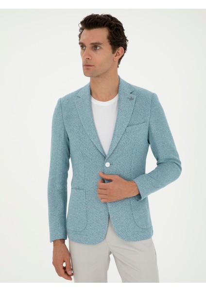 Erkek Aqua Slim Fit Keten Karışımlı Ceket 50284659-VR007 modelleri