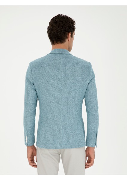 Erkek Aqua Slim Fit Keten Karışımlı Ceket 50284659-VR007 indirimleri