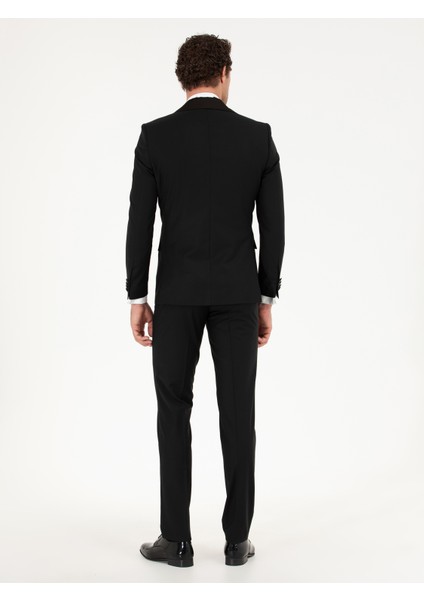 Erkek Siyah Slim Fit Smokin Damatlık 50267712-VR046 indirimleri