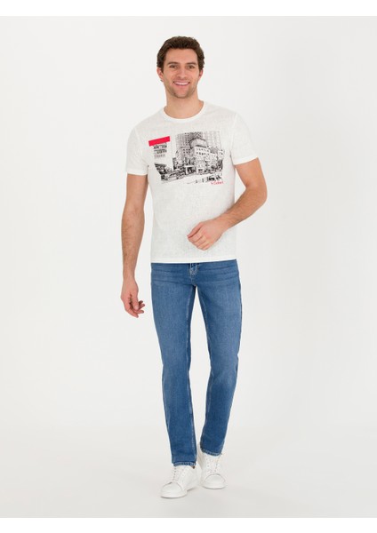 Erkek Mavi Regular Fit Jean Pantolon 50268882-DN0022