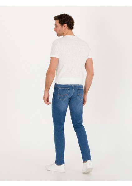 Erkek Mavi Regular Fit Jean Pantolon 50268882-DN0022 fırsatları