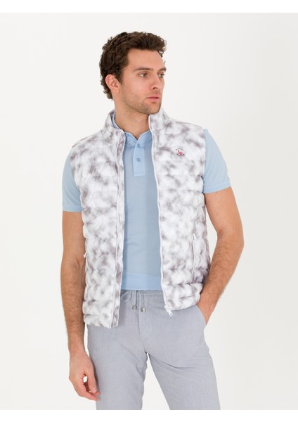 Erkek Beyaz Slim Fit Yelek 50266091-VR013 modelleri